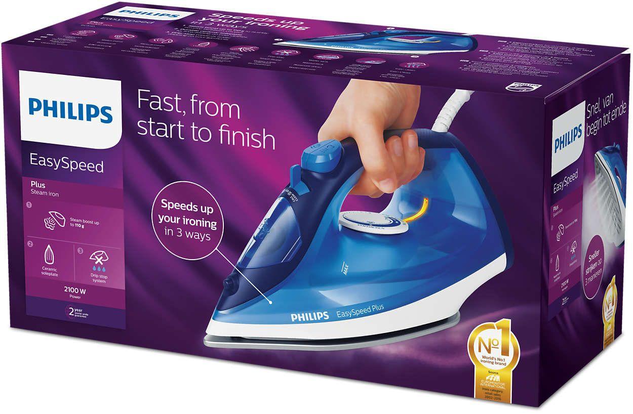 Żelazko Philips EasySpeed Plus GC2145/20 Ceramic 100g/min