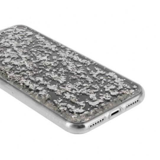 Flavr iPlate Flakes iPhone X (srebrny)