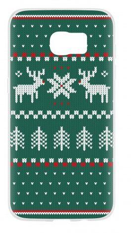 Flavr Case Ugly Xmas Sweater Samsung Galaxy S7 Edge (zielony)