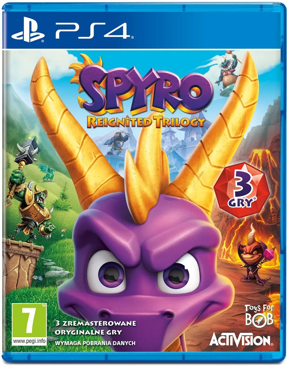 Spyro Reignited Trilogy Gra na PS4 (Kompatybilna z PS5)