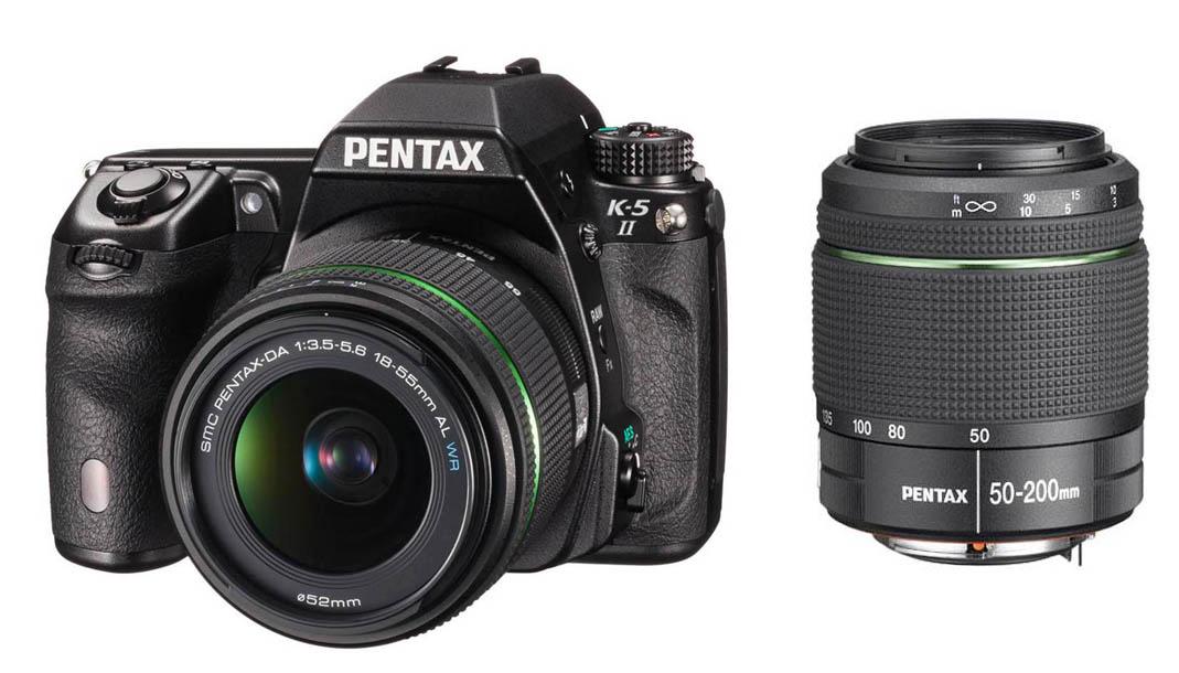 Lustrzanka Pentax K-5 II + 18-55 mm WR + 50-200 mm WR