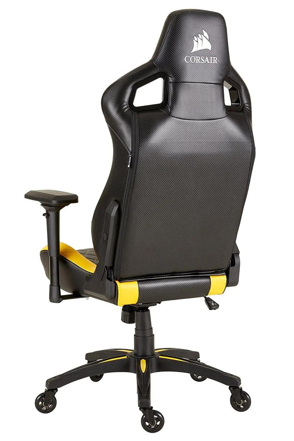 Fotel Corsair T1 Race 2018 Gamingowy do 120kg Skóra ECO Czarno-żółty