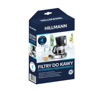 Filtry do kawy HILLMANN 1X4 80szt.