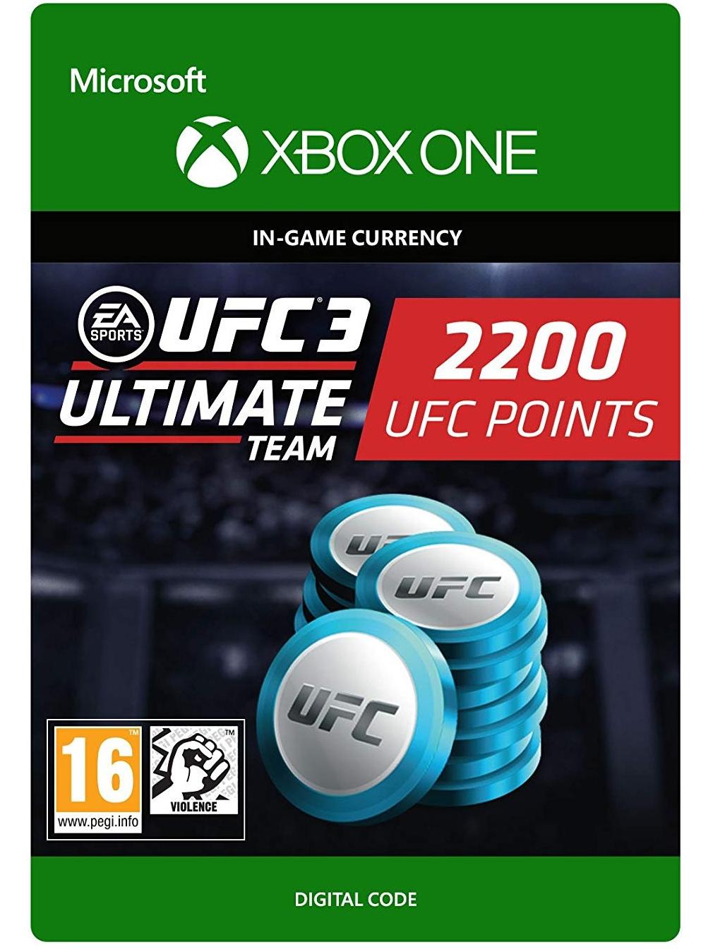 EA Sports UFC 3 - 2200 Punktów [kod aktywacyjny] Xbox One