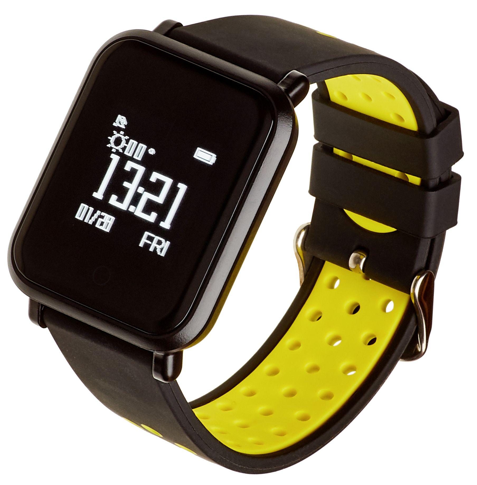 Zegarek sportowy Garett Sport 17 (czarno-żółty)
