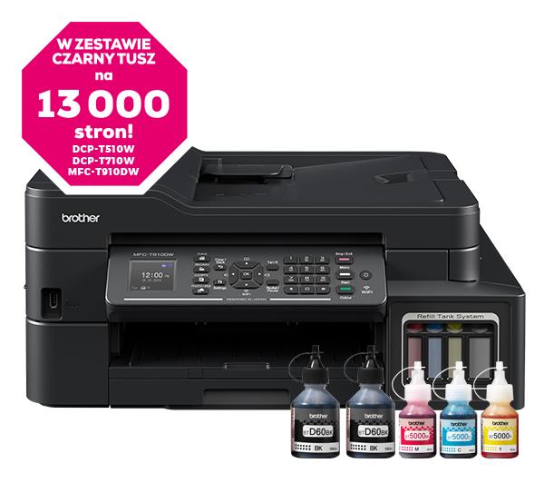 Urządzenie wielofunkcyjne Brother InkBenefit Plus MFC-T910DW WiFi