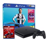 Sony PlayStation 4 Slim 500GB + FIFA 19 + Marvel's Spider