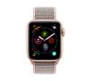 Smartwatch Apple Watch 4 40mm Koperta z aluminium w kolorze złotym z opaską sportową w kolorze piaskowego różu
