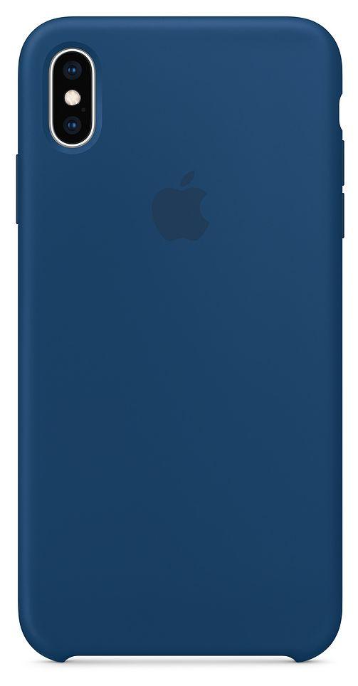 Etui Apple Silicone Case iPhone Xs Max MTFE2ZM/A (burzowy błękit)