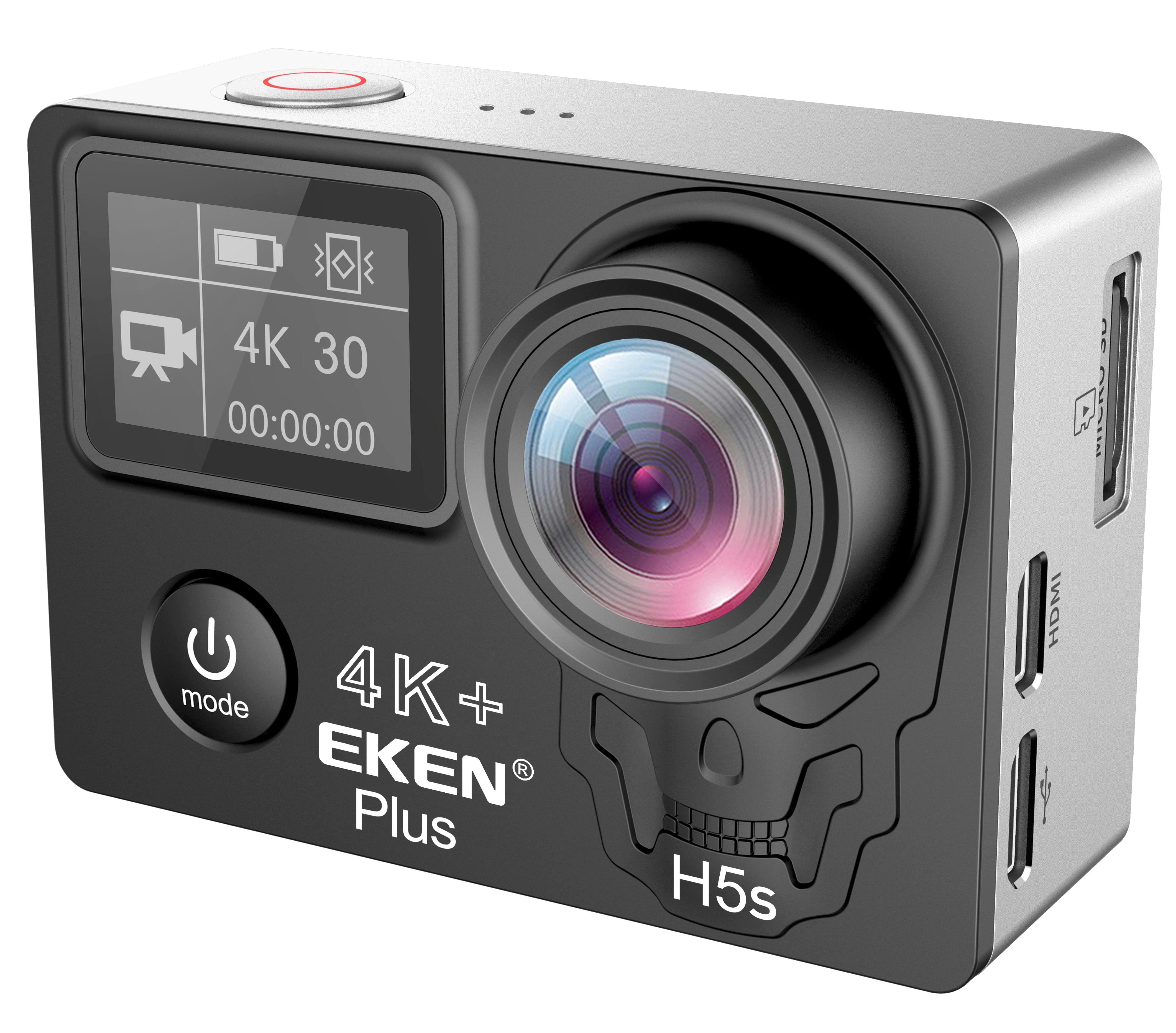 Eken H5s Plus WiFi 4K + 3 akumulatory + ładowarka samochodowa
