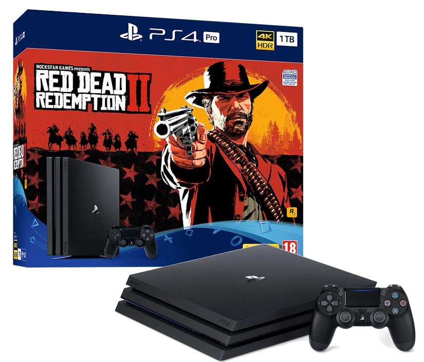 Sony PlayStation 4 Pro 1TB + Red Dead Redemption II, Konsola