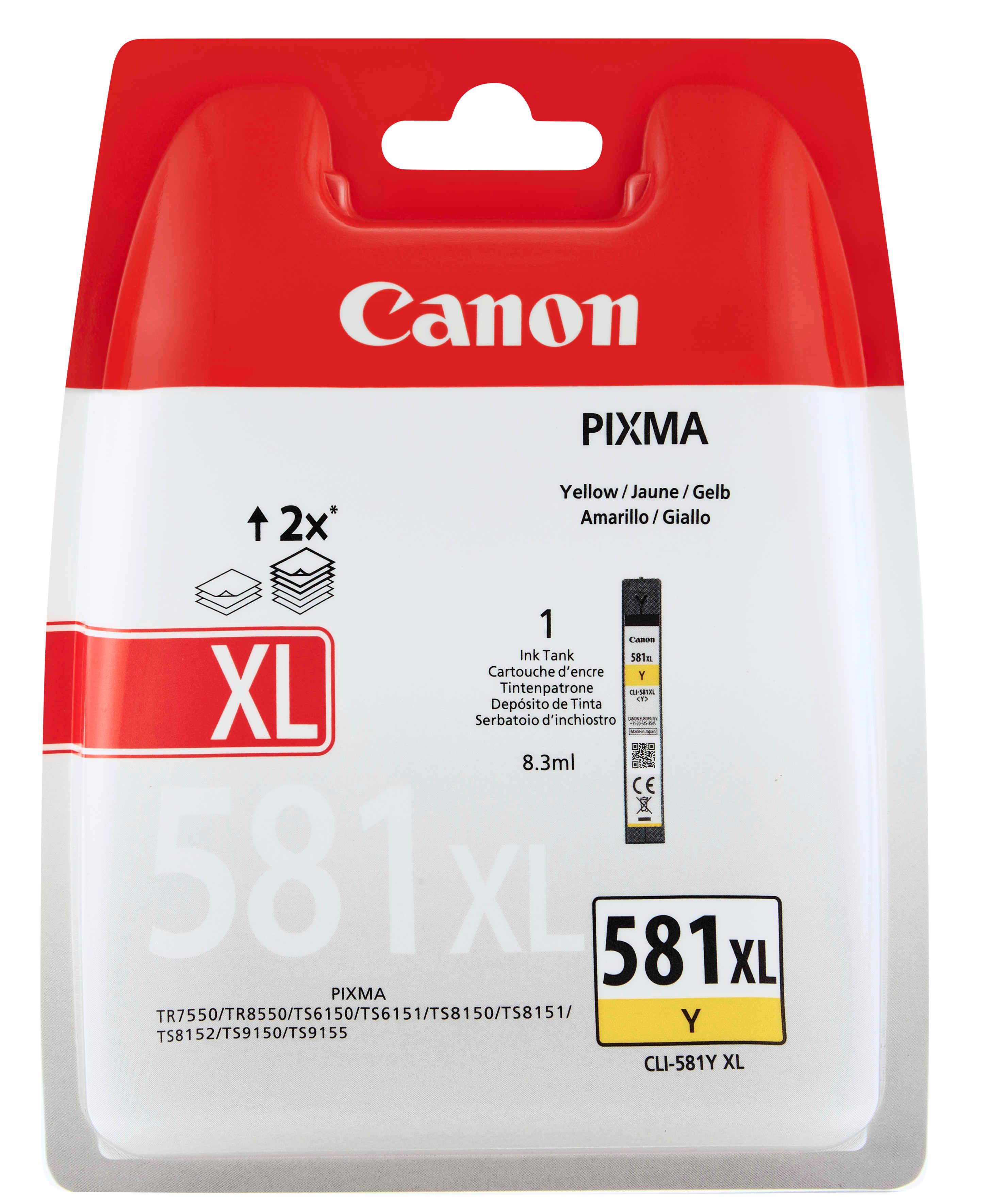 Tusz Canon CLI-581XL Y BL SEC