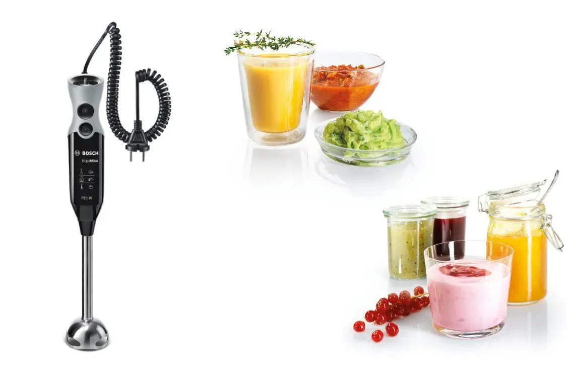 Blender Bosch ErgoMixx MSM67170 750W Mini rozdrabniacz Końcówka do ubijania