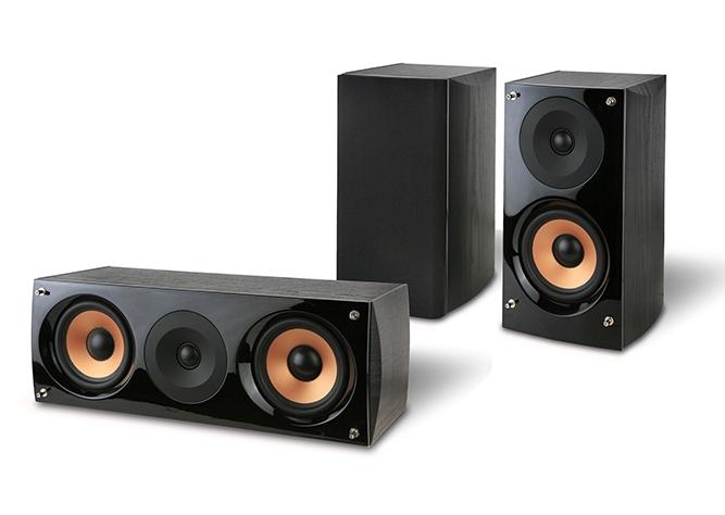 Zestaw kina Yamaha MusicCast RX-V485 (tytanowy), Pure Acoustics NOVA 6 (czarny)