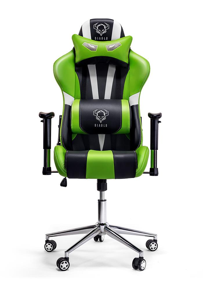 Fotel Diablo Chairs X-Eye (czarno-zielony)