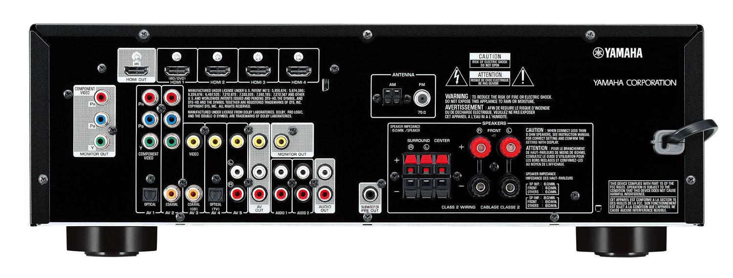 Amplituner Yamaha RX-V375 (czarny)