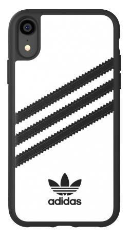 Etui Adidas Moulded Case PU do iPhone Xr (biały)