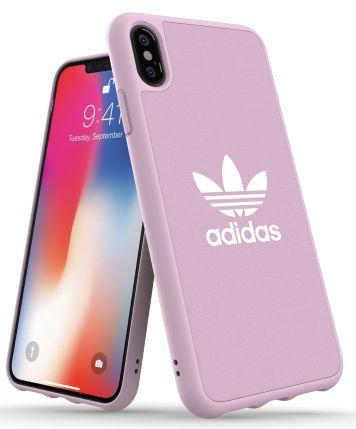 Etui Adidas Moulded Case Canvas do iPhone Xs Max (różowy)