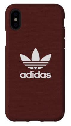 Etui Adidas Moulded Case Canvas do iPhone X/Xs (czerwony)