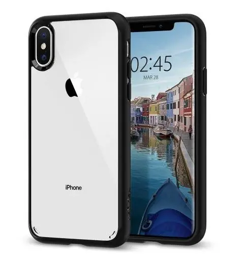 Etui Spigen Ultra Hybrid 063CS25116 do iPhone Xs Matt black