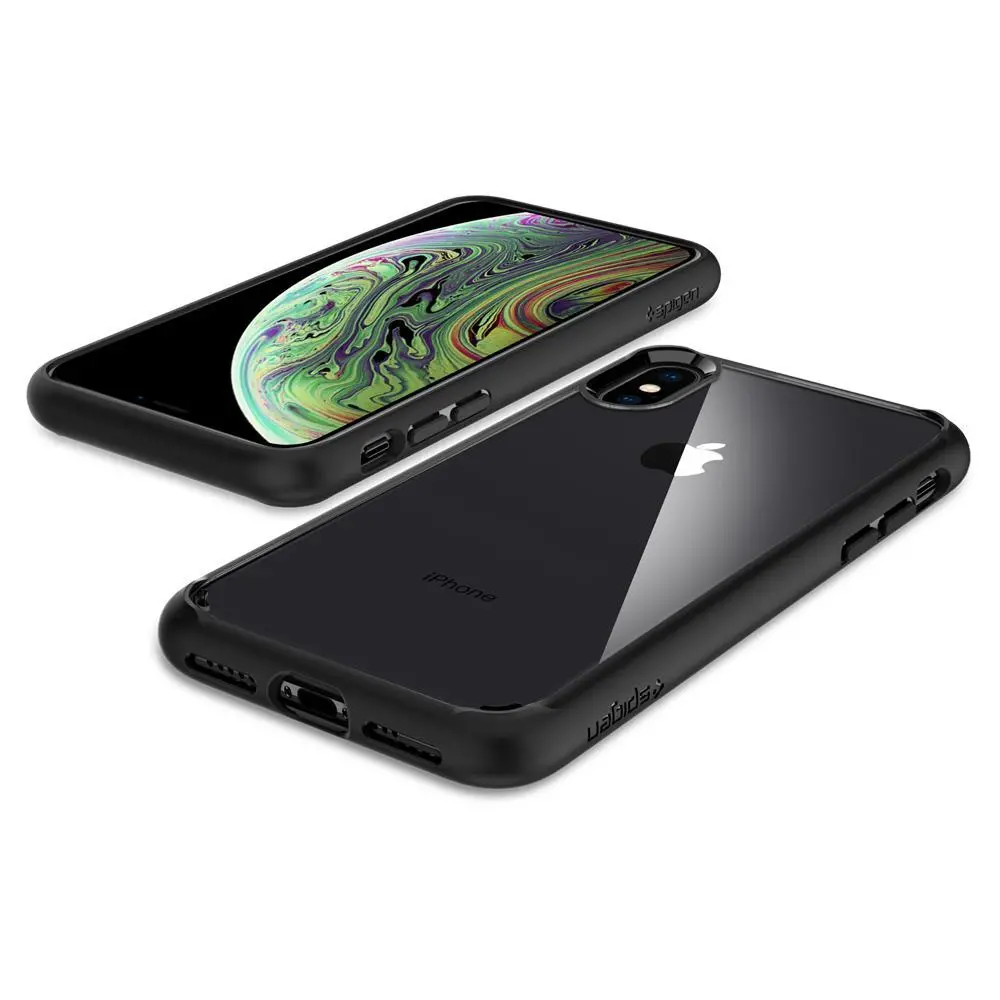 Etui Spigen Ultra Hybrid 063CS25116 do iPhone Xs Matt black