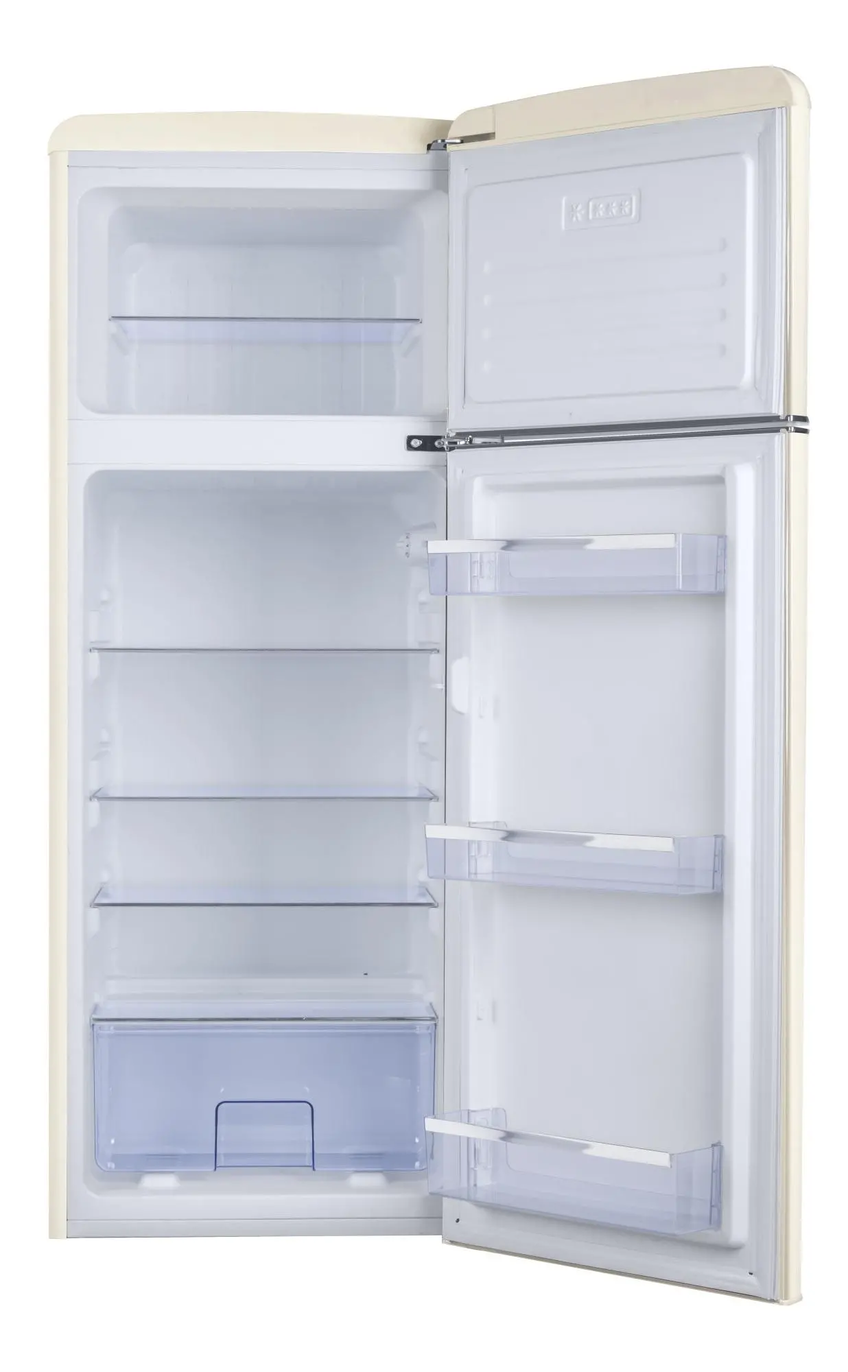 Lodówka Amica KGC15635B 144cm Beżowy