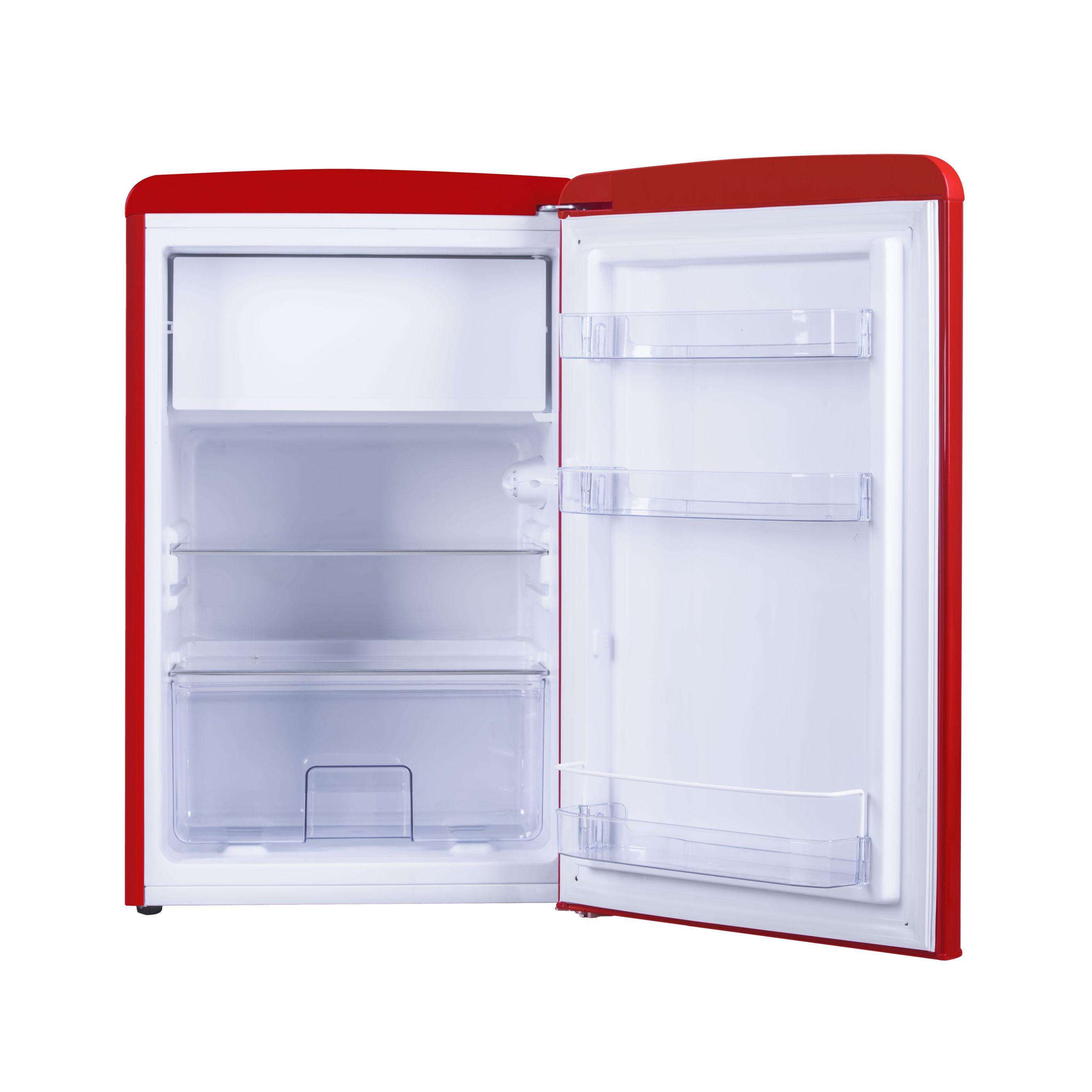 Lodówka Amica KS15610R 86cm Czerwony