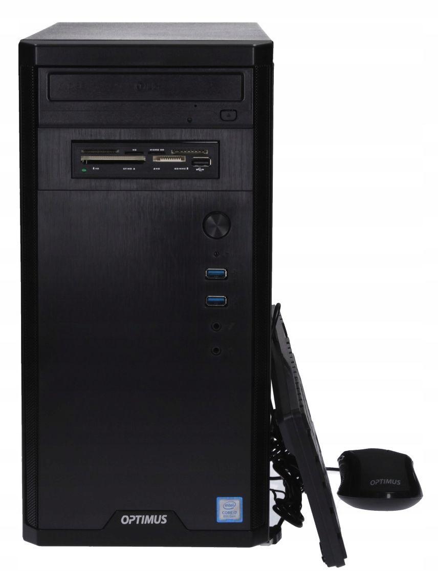 Optimus Platinum GH370T Intel® Core™ i7-8700 8GB 120GB SSD+1TB W10