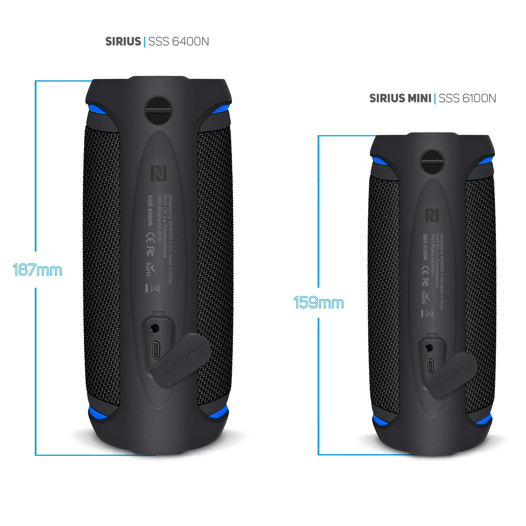 Głośnik Bluetooth Sencor Sirius SSS 6400N NFC 30W Czarny