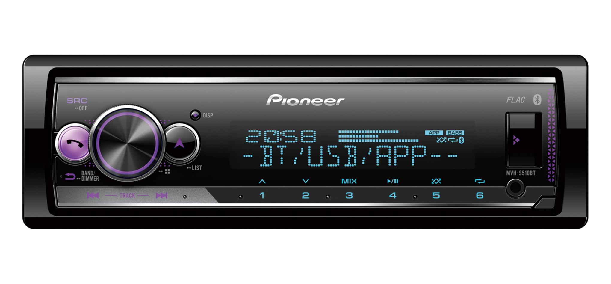 Radioodtwarzacz samochodowy Pioneer MVH-S510BT