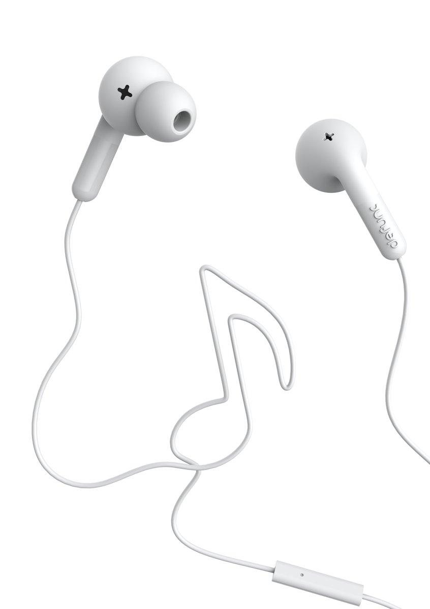 Słuchawki przewodowe DeFunc Earbud GO Music (biały)