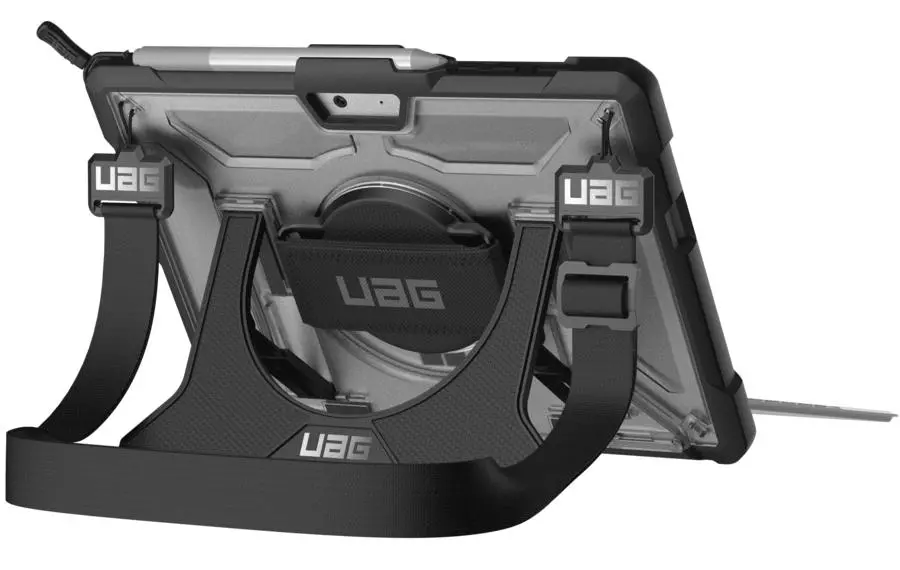Etui na tablet UAG Plasma Microsoft Surface Go + podstawka i pasek na ramię Lodowy