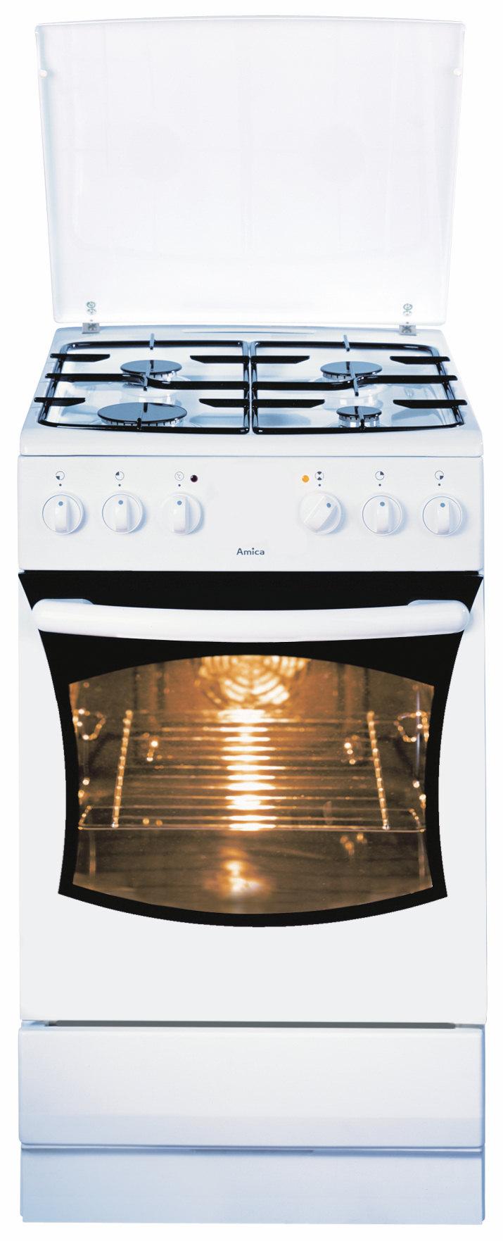 Kuchnia gazowo-elektryczna Amica 51GE2.33ZpP(W) Eco