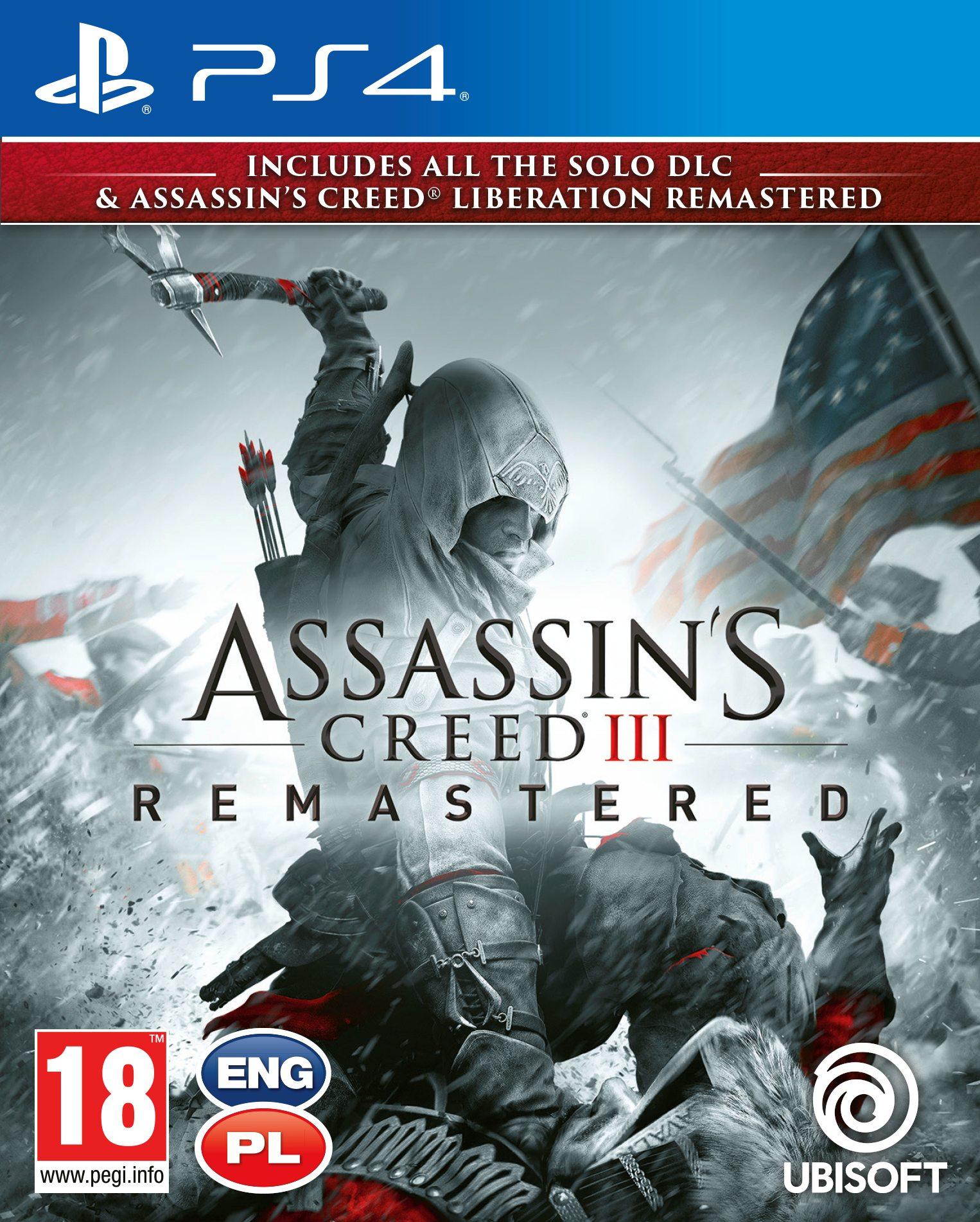 Assassins Creed III Remastered + Liberation Remastered - Gra na PS4 (Kompatybilna z PS5)