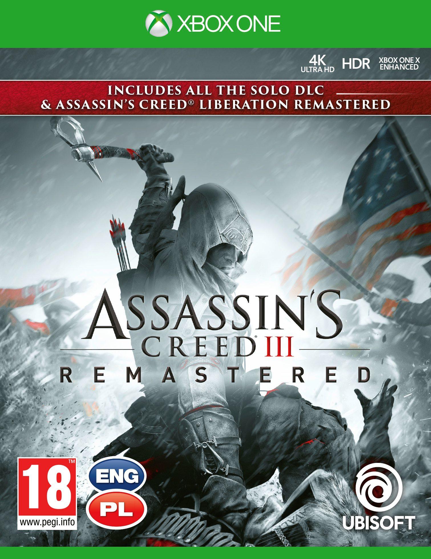 Assassins Creed III Remastered + Liberation Remastered Gra na Xbox One (Kompatybilna z Xbox Series X)
