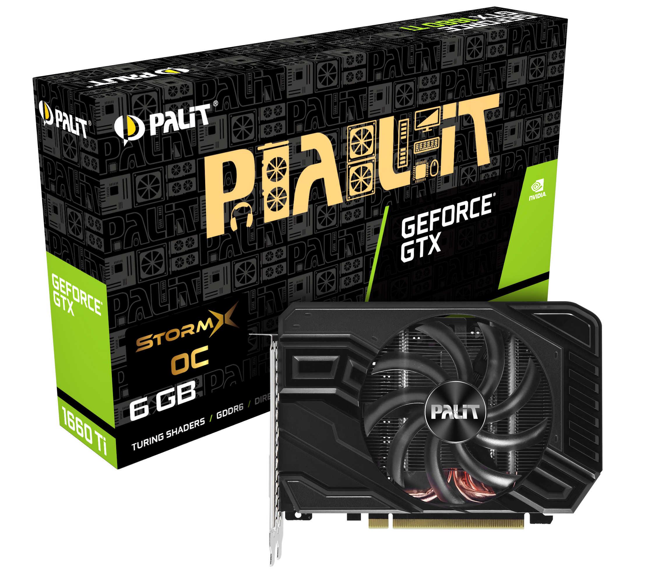 Palit GeForce GTX 1660 Ti StormX OC 6GB GDDR6 192 bit