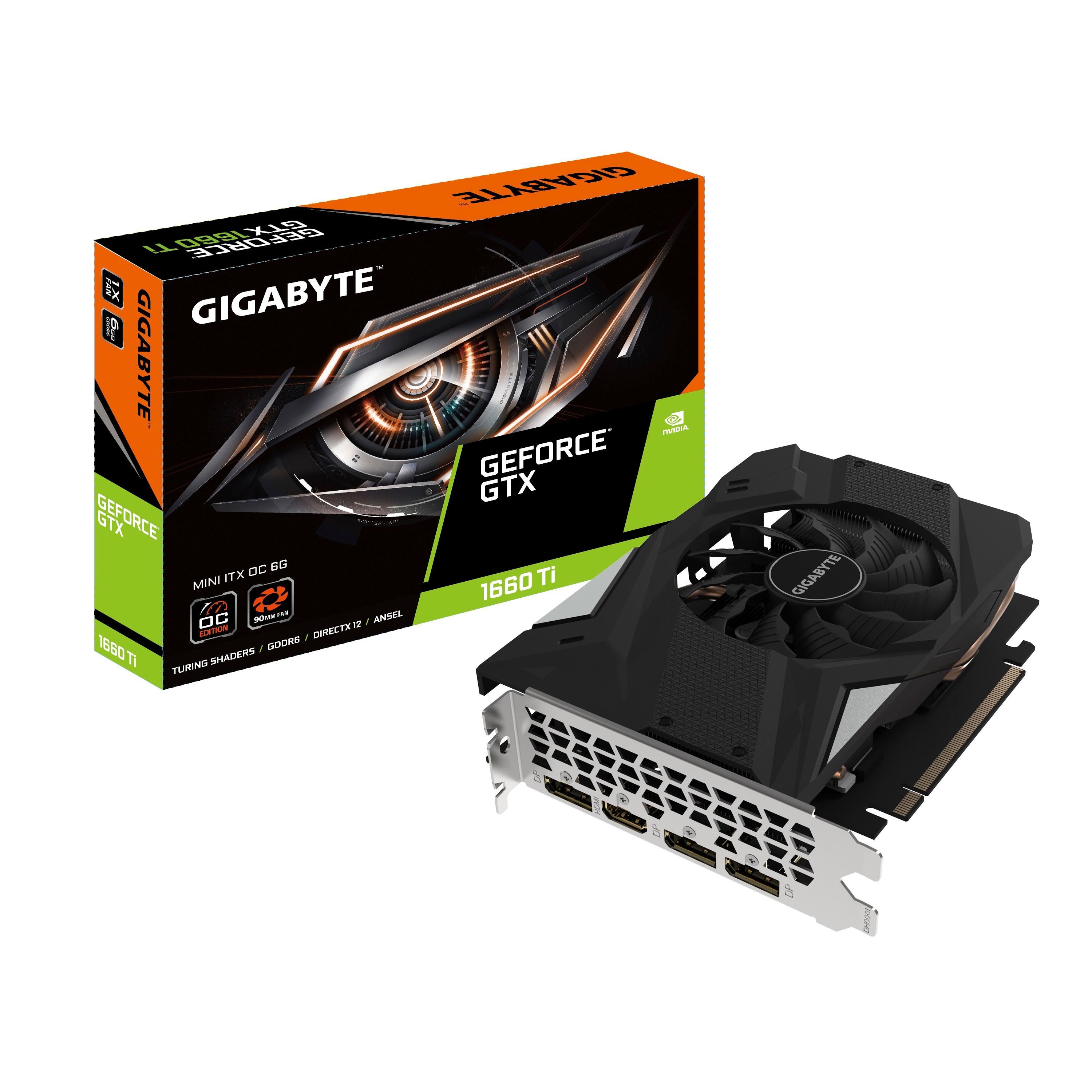 Gigabyte GeForce GTX 1660 Ti MINI ITX OC 6GB GDDR6 192bit