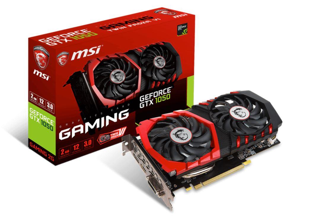 MSI GeForce GTX 1050 Gaming 2GB GDDR5 128bit