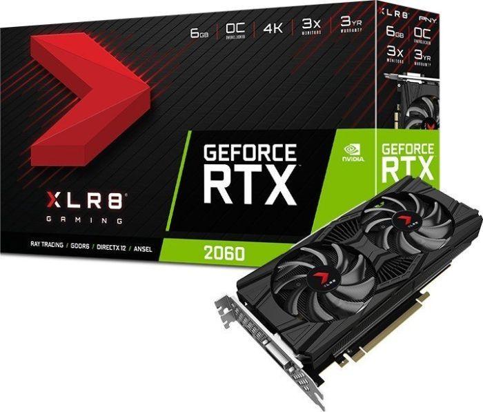 Karta graficzna PNY GeForce RTX 2060 6GB XLR8 Gaming OC 6GB GDDR6 192bit