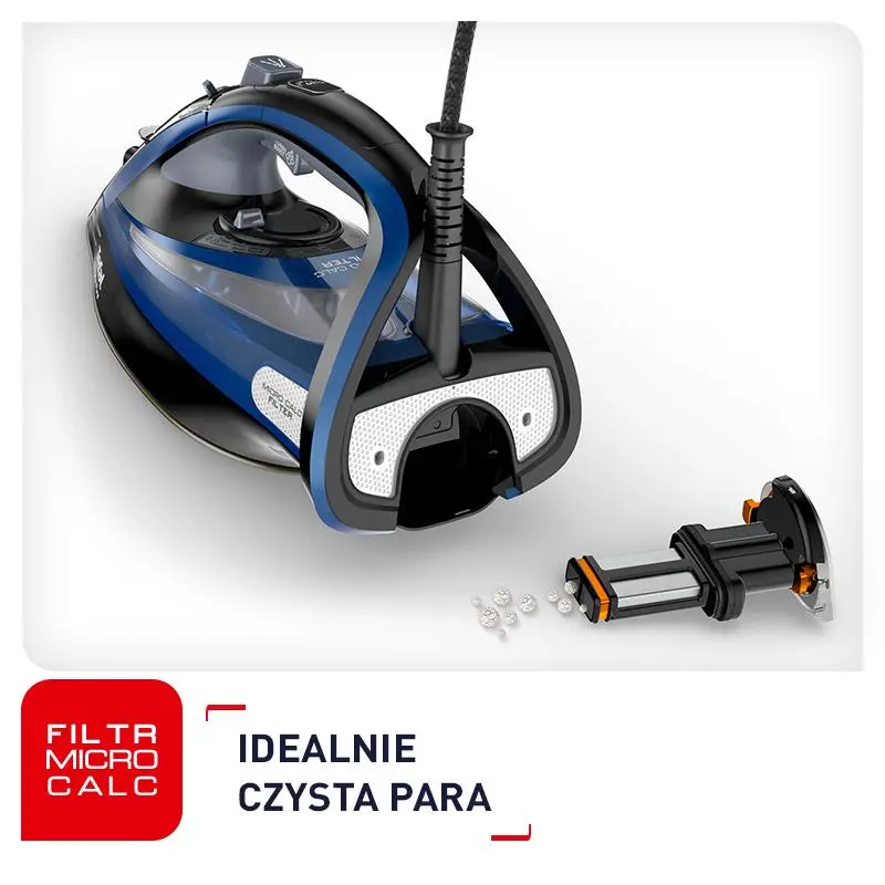 Żelazko Tefal Ultimate Pure FV9834 Durilium AirGlide Autoclean 240g/min