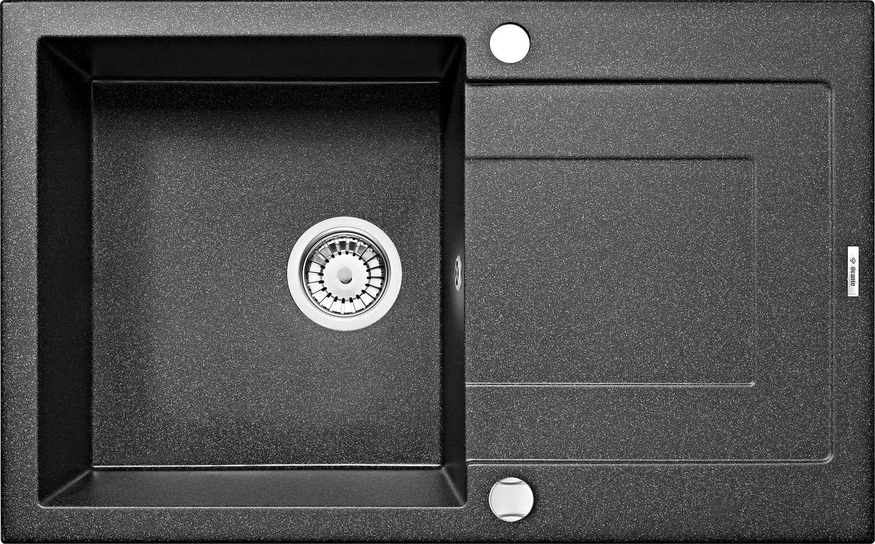 Zlewozmywak Deante RAPIDO ZQK 2113 Granitowy Grafitowy