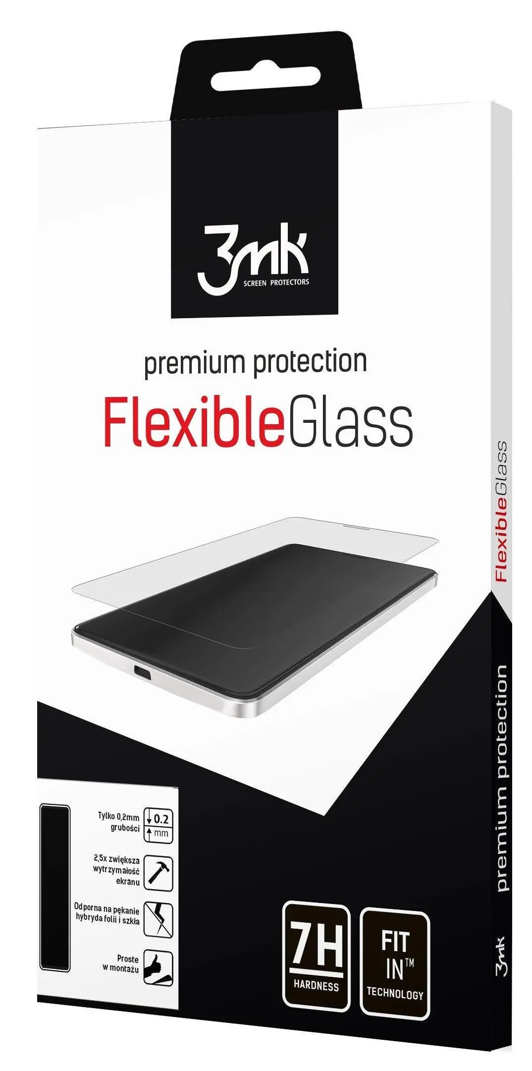 Szkło hybrydowe 3mk FlexibleGlass do Huawei P SMART 2019