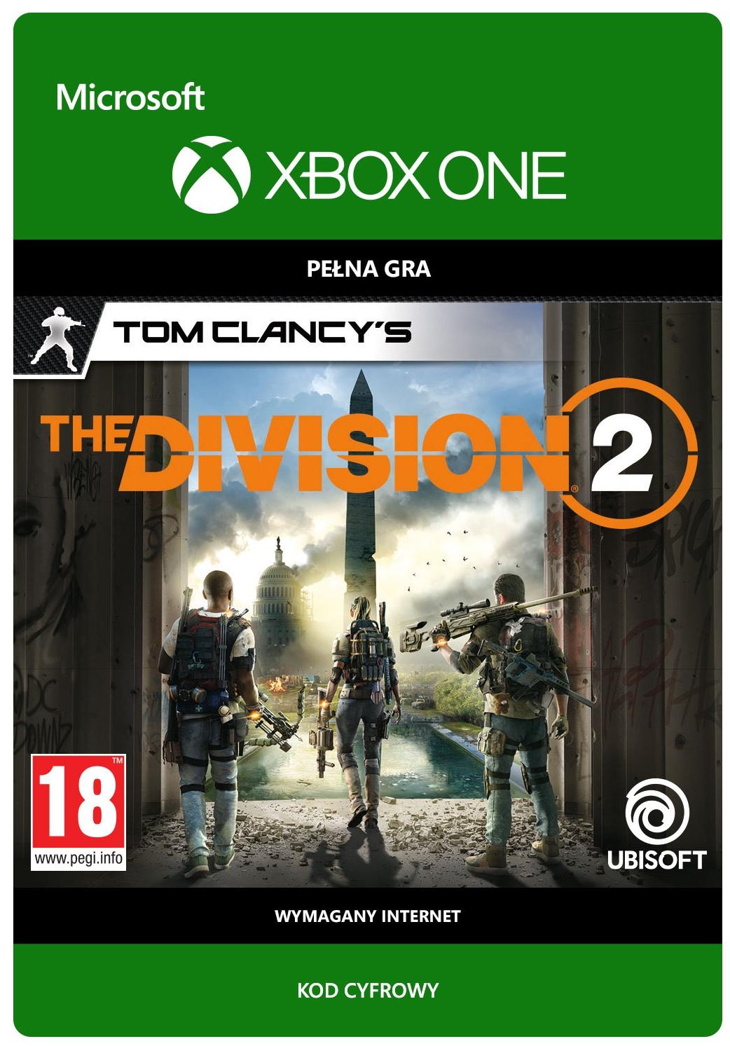 Tom Clancy's The Division 2 [kod aktywacyjny] - Gra na Xbox One (Kompatybilna z Xbox Series X/S)