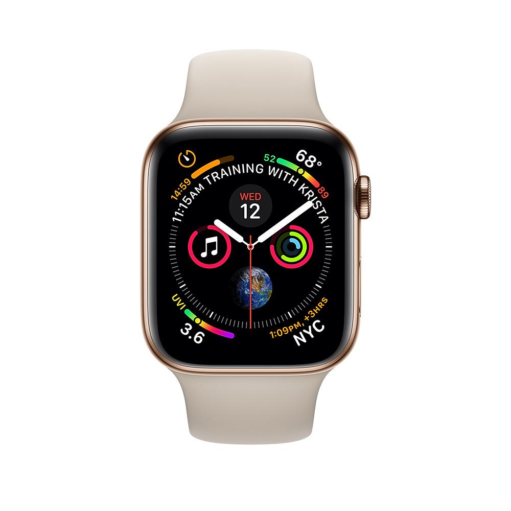 Apple Watch Series 4 44 mm GPS + Cellular Sport (piaskowy)
