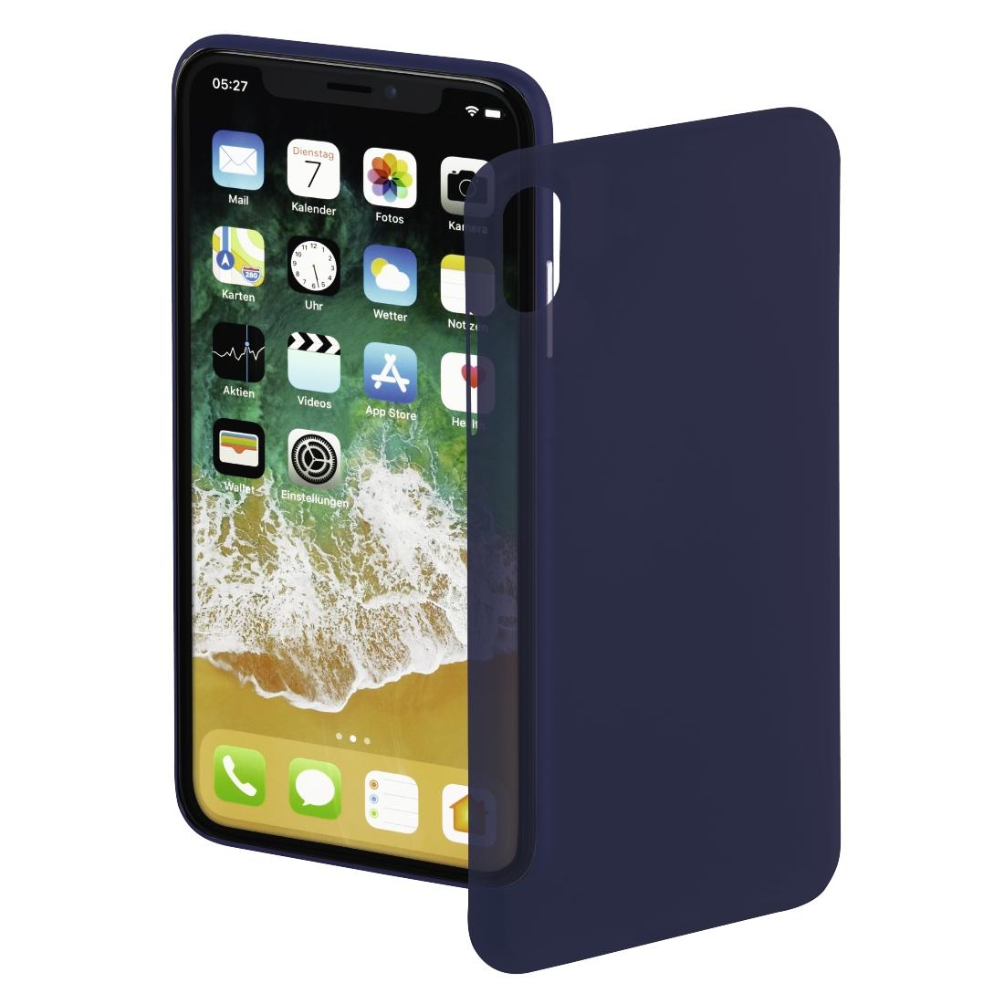 Hama Ultra Slim Cover iPhone X (granatowy)