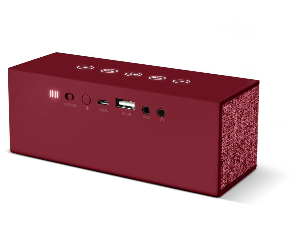 Głośnik Bluetooth Fresh 'n Rebel Rockbox Brick Fabriq Edition (ruby)