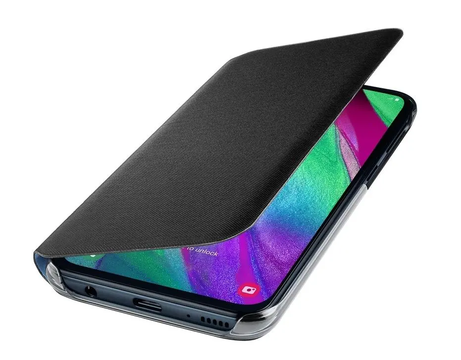 Etui Samsung Galaxy A40 Wallet Cover EF-WA405PB Czarny