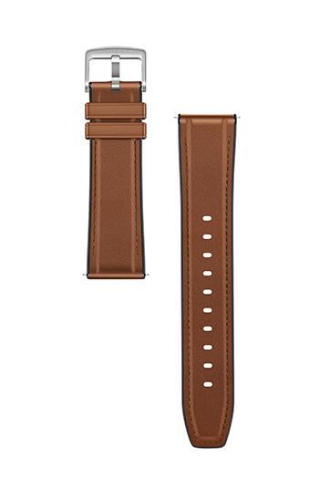 Pasek Huawei Pasek do Watch GT skórzany (brązowo-szary)