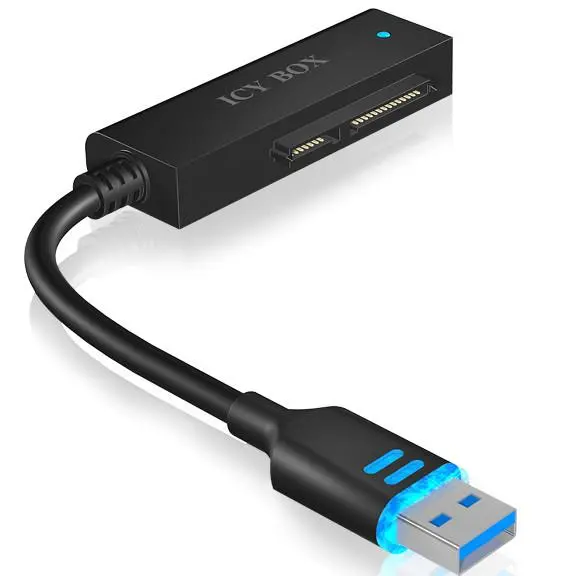 Adapter ICY BOX IB-AC603L-U3 Czarny