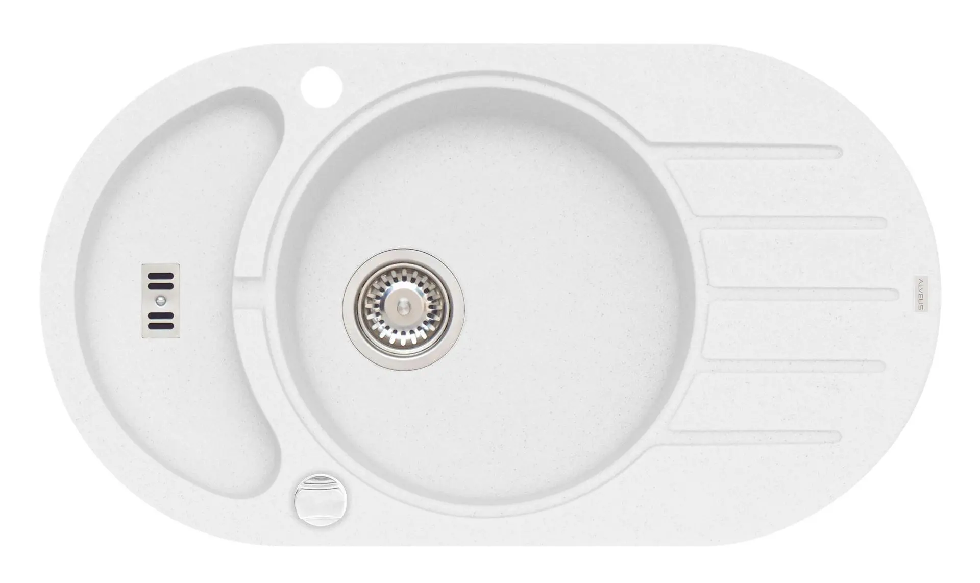 Zlewozmywak Alveus Niagara 50 1125011 Granitowy Biały